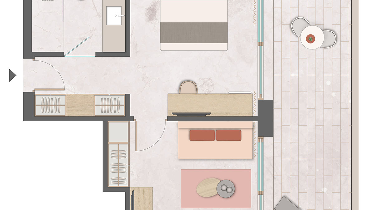 Family Suite 1Bedroom Sea View 